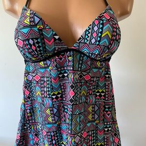 Hula Honey hankertini Tankini top halter